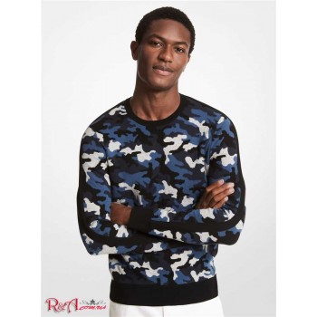 Чоловічий Светр (Camouflage Viscose Blend Sweater) 65097-05 чорний