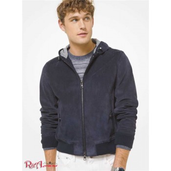 Чоловіче Худі (Bonded Suede Zip-Up Hoodie) 61037-05 опівночі