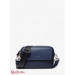 Чоловіча Сумка Кроссбоди MICHAEL KORS (Hudson Pebbled Leather Crossbody Bag) 65388-05 Темний Denim