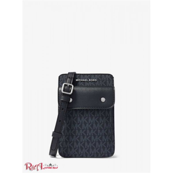 Мужская Сумка Кроссбоди MICHAEL KORS (Logo Smartphone Crossbody Bag) 65409-05 Admrl/Plсиний