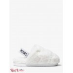 Женские Тапочки MICHAEL KORS (Elsie Faux Fur Slipper) 65269-05 Оптический Белый