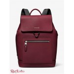 Мужской Рюкзак MICHAEL KORS (Hudson Pebbled Leather Backpack) 61529-05 Темный Berry