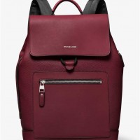 Чоловічий Рюкзак (Hudson Pebbled Leather Backpack) 61529-05 Темний Berry
