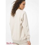 Жіночий Світшот MICHAEL KORS (Logo Organic Cotton Blend Sweatshirt) 64960-05 Dune Heather