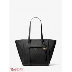 Жіноча Таут Сумка MICHAEL KORS (Carine Large Pebbled Leather Tote Bag) 65490-05 Чорний