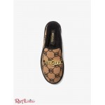 Жіночі Шльопанці MICHAEL KORS (Noa Embellished Logo Jacquard Slide) 65280-05 Чорний Combo