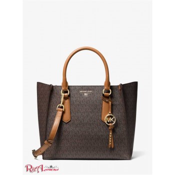 Женская Сумка Сэтчел (Kris Large Logo Satchel) 65540-05 брн/желудь