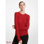 Женский Свитер MICHAEL KORS (Featherweight Cashmere Sweater) 61140-05 Алый