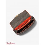 Женская Сумка на Плечо MICHAEL KORS (SoHo Large Quilted Signature Logo Nylon Shoulder Bag) 65550-05 коричневый мульти
