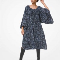 Женское Платье (Paisley Silk Crepe de Chine Smock Dress) 61290-05 Шторм