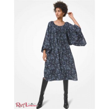 Женское Платье (Paisley Silk Crepe de Chine Smock Dress) 61290-05 Шторм