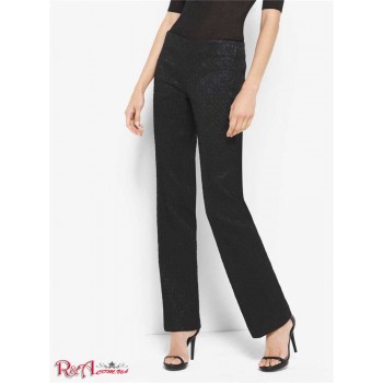 Женские Штаны (Metallic Stretch-Jacquard Pants) 53600-05 Черный