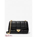 Женская Сумка на Плечо MICHAEL KORS (SoHo Large Quilted Leather Shoulder Bag) 65560-05 Черный
