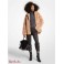Женское Пальто (Quilted Faux Fur Hooded Coat) 65130-05 Camel
