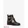 Жіночі Черевики (Kincaid Leather and Studded Logo Ankle Boot) 65600-05 Чорний/Коричневий