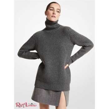 Женская Водолазка (Cashmere Turtleneck Sweater) 65140-05 banker grey