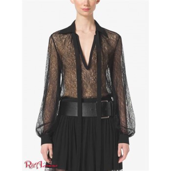 Женская Блузка (Chantilly Lace Blouse) 61540-05 Черный