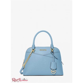 Женская Сумка Сэтчел (Jet Set Travel Medium Saffiano Leather Dome Satchel) 65360-05 Chambray