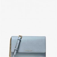 Женская Сумка Кроссбоди (Daniela Large Saffiano Leather Crossbody Bag) 65420-05 Бледный Синий