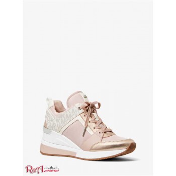 Женские Кроссовки (Georgie Leather and Logo Trainer) 65220-05 мягкий розовый