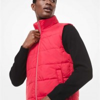 Мужской Пуховой Жилет (Quilted Puffer Vest) 48720-05 Поп-Красный