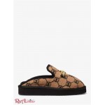 Жіночі Шльопанці MICHAEL KORS (Noa Embellished Logo Jacquard Slide) 65280-05 Чорний Combo