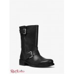 Женские Ботинки MICHAEL KORS (Jonas Leather Moto Boot) 65630-05 черный