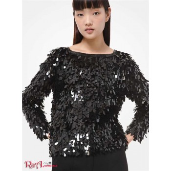 Жіночий Светр (Embroidered Cashmere Sweater) 48980-05 чорний