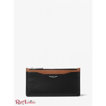 Женский Чехол Для Карт (Large Two-Tone Leather Card Case) 65450-05 черный