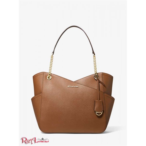 Женская Сумка на Плечо MICHAEL KORS (Jet Set Large Saffiano Leather Shoulder Bag) 65380-05 Багаж