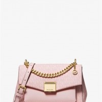 Женская Сумка Кроссбоди (Lita Medium Two-Tone Logo Crossbody Bag) 65330-05 Темный Пудровые Румяна