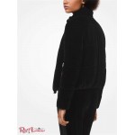 Женская Куртка MICHAEL KORS (Velvet Puffer Jacket) 60930-05 черный