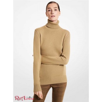 Женская Водолазка (Joan Cashmere Turtleneck Sweater) 65150-05 Barley