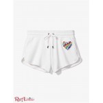 Жіночі Шорти MICHAEL KORS (Pride Heart Logo Organic Cotton Blend Shorts) 60710-05 Білий