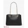 Сумка через плечо Teagan Large Pebbled Leather Shoulder для Женщин 53500-05 Черный