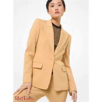Женский Блейзер (Stretch Pebble Crepe Blazer) 61081-05 Пшеница