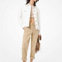 Женские Штаны (Stretch Cotton Poplin Cargo Pants) 53081-05 Хаки