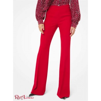 Женские Штаны (Double Crepe Sable Flared Pants) 61671-05 Crimson