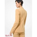 Женский Блейзер MICHAEL KORS (Stretch Pebble Crepe Blazer) 61081-05 пшеница