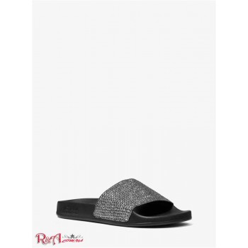 Женские Сандалии (Gilmore Crystal Embellished Slide Sandal) 61351-05 Антрацит