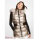 Женский Жилет (Faux Fur Trim Quilted Vest) 65071-05 Champagne