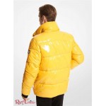 Мужская Куртка MICHAEL KORS (Quilted Patent Nylon Puffer Jacket) 61001-05 Antique Желтый