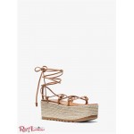 Жіночий Сандалі MICHAEL KORS (Mabal Leather Flatform Sandal) 49171-05 Жолудь