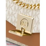 Жіноча Сумка Кроссбоди MICHAEL KORS (Lita Medium Two-Tone Logo Crossbody Bag) 65331-05 Ванілевий