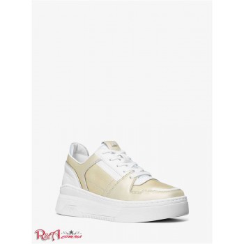 Женские Сникерсы (Lexi Two-Tone Leather Sneaker) 65211-05 бледное золото