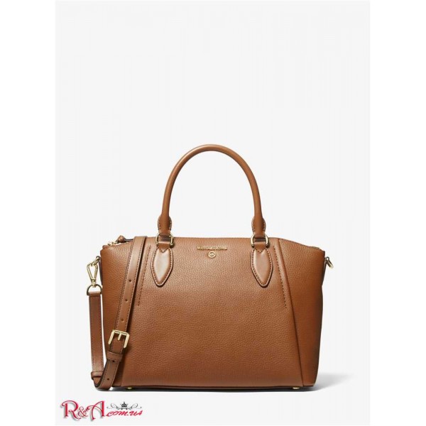 Женская Сумка Сэтчел MICHAEL KORS (Sienna Medium Pebbled Leather Satchel) 61621-05 Багаж