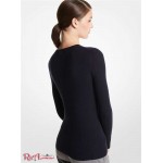 Женский Свитер MICHAEL KORS (Featherweight Cashmere Sweater) 61141-05 Midnight