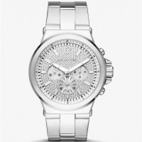 Жіночий Годинник (Oversized Dylan Pave Silver-Tone Watch) 60861-05 срібло