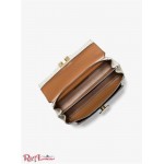 Женская Сумка Кроссбоди MICHAEL KORS (Lita Medium Two-Tone Logo Crossbody Bag) 65331-05 Ванилевый