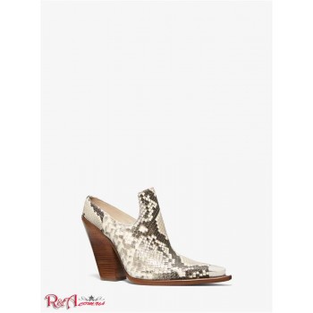 Женские Мюли (Kory Python-Embossed Leather Mule) 61231-05 Натуральный